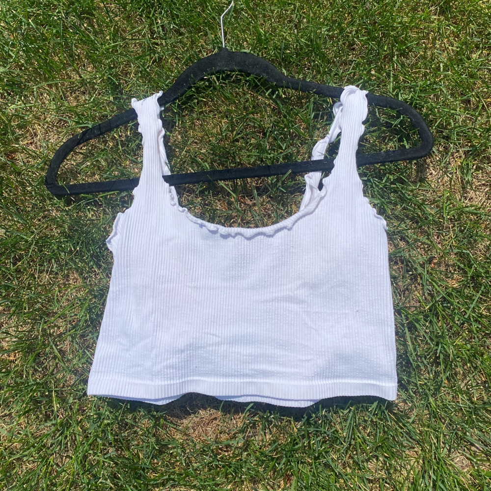 White tank top